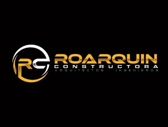 ROARQUIN CONSTRUCTORA  logo design by sanworks
