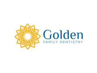 Golden Family Dentistry logo design by N3V4