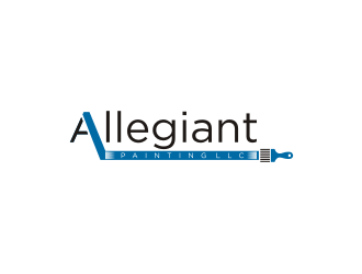 Allegiant Painting LLC logo design by R-art