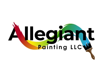 Allegiant Painting LLC logo design by nexgen