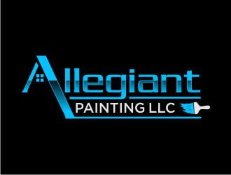 Allegiant Painting LLC logo design by BintangDesign