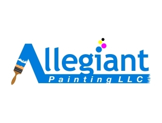 Allegiant Painting LLC logo design by onetm