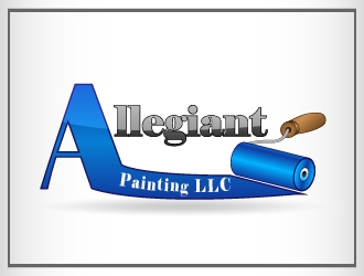 Allegiant Painting LLC logo design by designoart