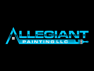 Allegiant Painting LLC logo design by savana