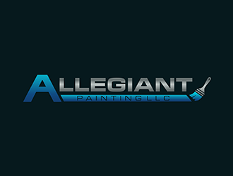 Allegiant Painting LLC logo design by ndaru