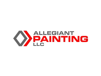 Allegiant Painting LLC logo design by mckris