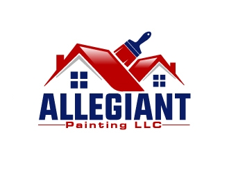 Allegiant Painting LLC logo design by AamirKhan
