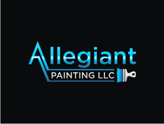 Allegiant Painting LLC logo design by vostre