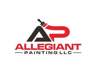 Allegiant Painting LLC logo design by agil