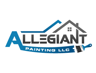 Allegiant Painting LLC logo design by akilis13