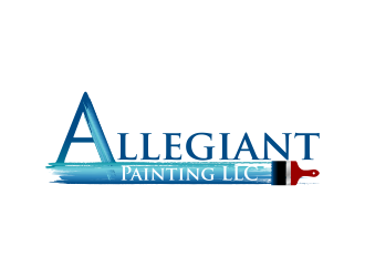 Allegiant Painting LLC logo design by Kruger