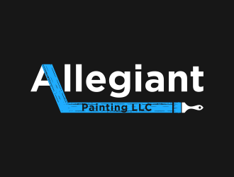 Allegiant Painting LLC logo design by tembeleksinga