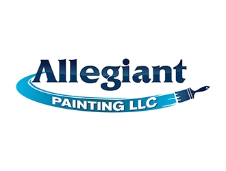 Allegiant Painting LLC logo design by SteveQ