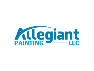 Allegiant Painting LLC logo design by serprimero