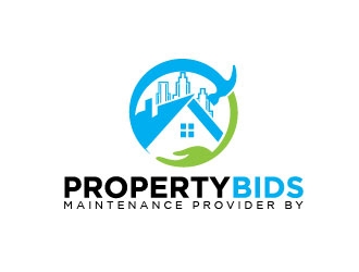 Property Bids  logo design by maze