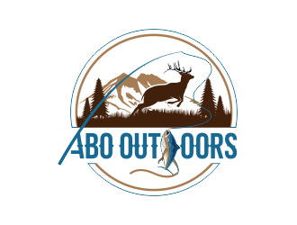 ABO OUTDOORS logo design by nandoxraf