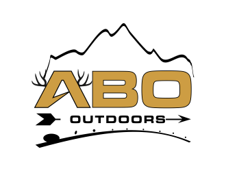 ABO OUTDOORS logo design by haidar