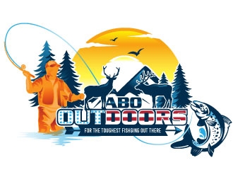 ABO OUTDOORS logo design by Suvendu