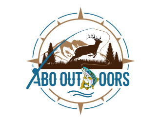 ABO OUTDOORS logo design by nandoxraf