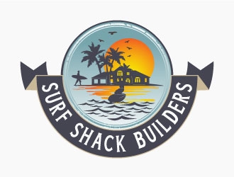 Surf Shack Builders logo design by AYATA