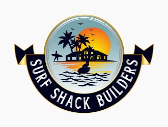 Surf Shack Builders logo design by AYATA