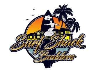 Surf Shack Builders logo design by AYATA