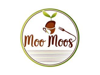 Moo Moos logo design by zubi