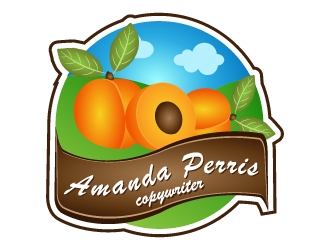 Amanda Perris - copywriter logo design by designoart
