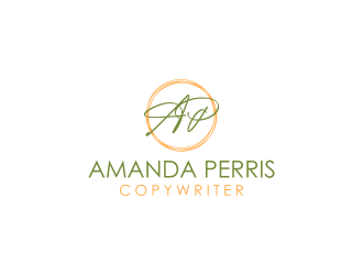 Amanda Perris - copywriter logo design by RIANW