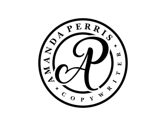 Amanda Perris - copywriter logo design by mercutanpasuar