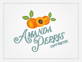 Amanda Perris - copywriter logo design by designoart