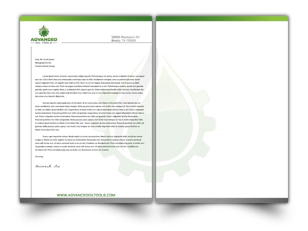 Advanced Oil Tools logo design by bulatITA