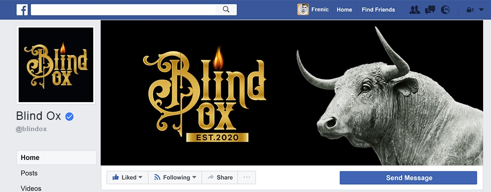 Blind Ox logo design by Frenic