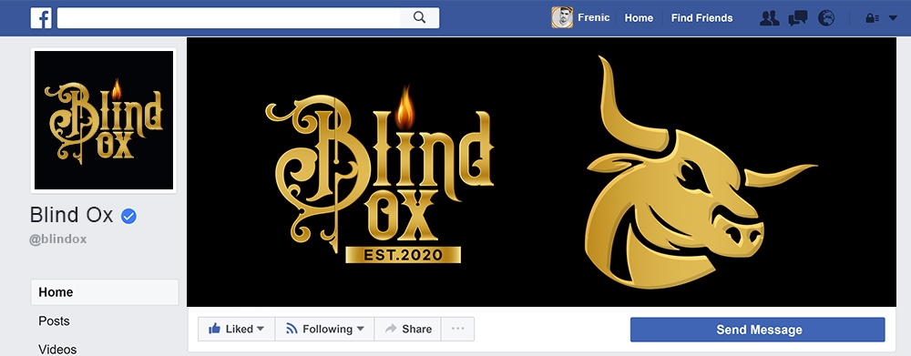 Blind Ox logo design by Frenic