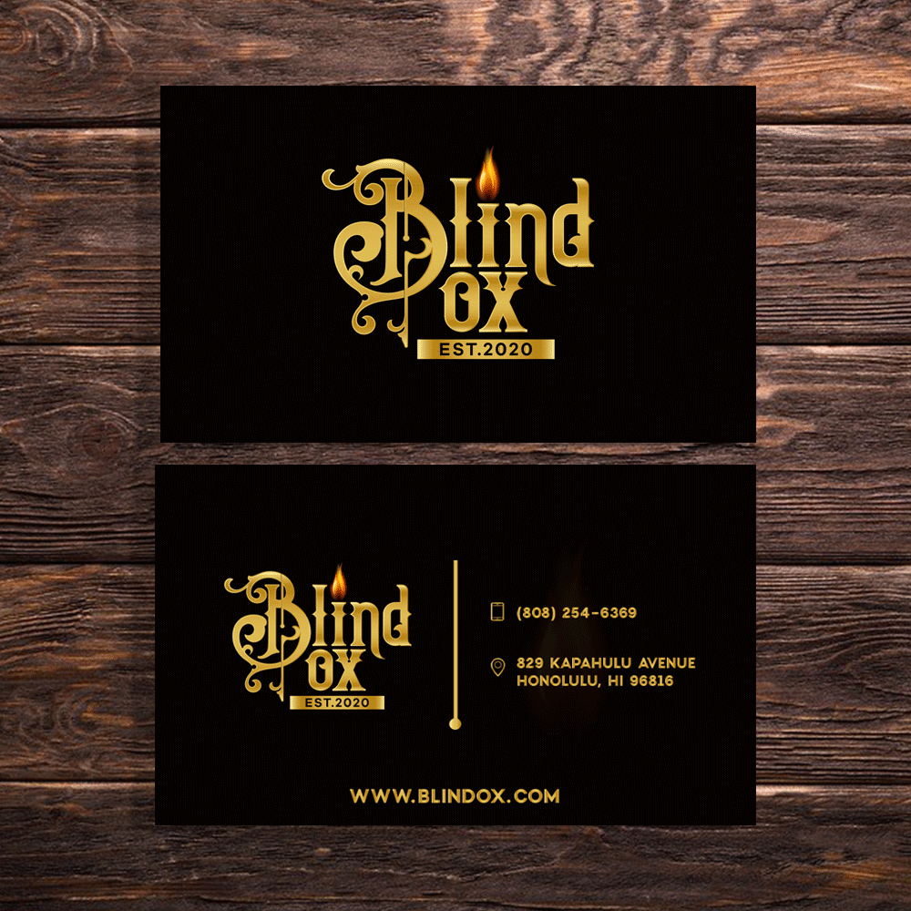 Blind Ox logo design by heba