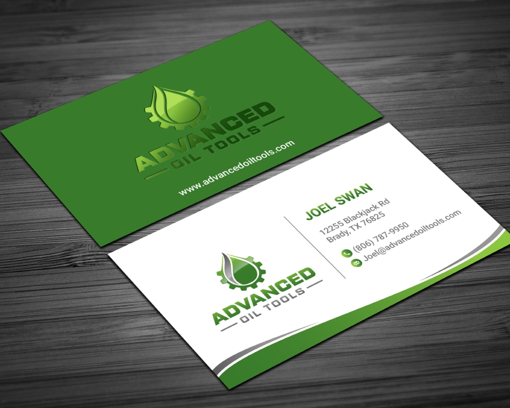 Advanced Oil Tools logo design by Boomstudioz
