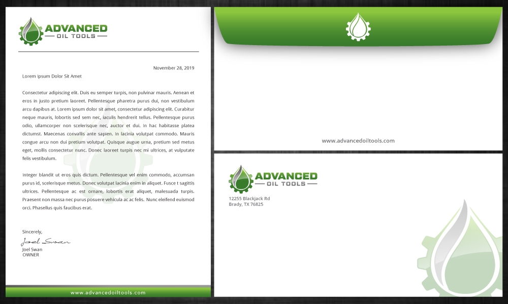 Advanced Oil Tools logo design by LogOExperT