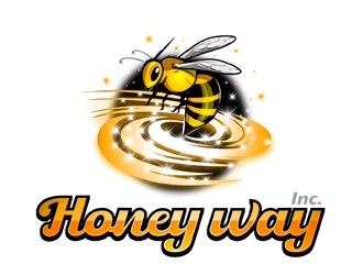 Honey way Inc. logo design by DreamLogoDesign