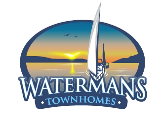 Watermans Townhomes logo design by aRBy