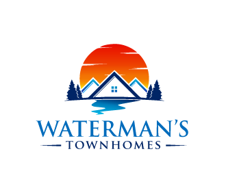Watermans Townhomes logo design by tec343