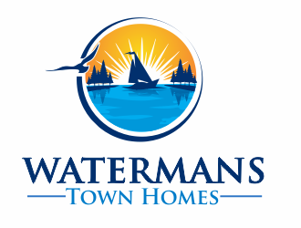 Watermans Townhomes logo design by cgage20