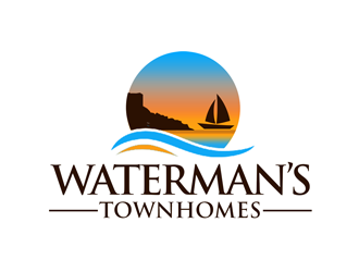 Watermans Townhomes logo design by kunejo