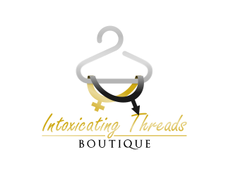 Intoxicating Threads Boutique  logo design by serprimero