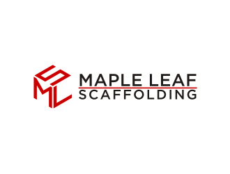 Maple Leaf Scaffolding logo design by febri