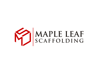 Maple Leaf Scaffolding logo design by febri