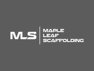 Maple Leaf Scaffolding logo design by maserik