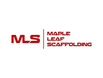 Maple Leaf Scaffolding logo design by maserik