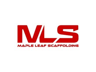 Maple Leaf Scaffolding logo design by maserik