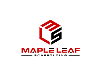 Maple Leaf Scaffolding logo design by ammad