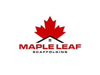 Maple Leaf Scaffolding logo design by ammad